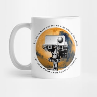 Curiosity Rover - Fly me to Mars Mug